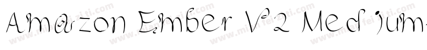 Amazon Ember V2 Medium字体转换